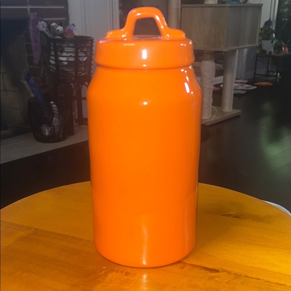 Rae Dunn Orange Halloween TRICK OR TREAT Canister NWT 2020 - Picture 5 of 7